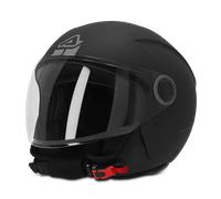 Casco Jet Moto Scooter ACERBIS Brezza Negro Opaco Con Visera ECE 2206
