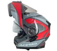 Casco Modular ACERBIS SEREL Rojo y Gris 22-06 (L 59/60)