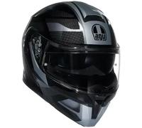 casco modular agv streetmodular ledro - negro / gris S