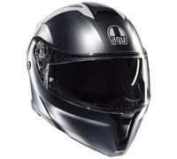 AGV Streetmodular Resia Casco, gris-rojo, tamaño S para Hombres