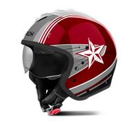 Casco Modular Airoh J 110 Command Borgoña BrillanteL Borgoña Brillante