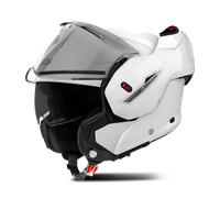 Casco Modular Airoh Mathisse II Blanco brillanteM Blanco brillante