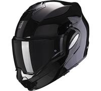 Casco modular de motocicleta SCORPION EXO-TECH EVO SOLID negro brillante