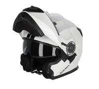 Casco Modular Flip Up Acerbis Serel Doble Visera Blanco Talla L