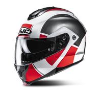 Casco Modular HJC C91N Jyn Rojo/Blanco/GrisM Rojo,Blanco,Gris