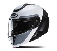 Casco Modular HJC i91 Bina MC5SF Blanco/NegroL Blanco,Negro