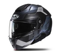 HJC i91 Carst Casco, negro-gris-plata, tamaño XS 54 55 para Hombres