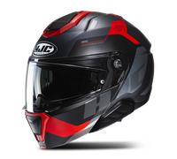 HJC i91 Carst Casco, negro-gris-rojo, tamaño 2XL