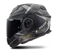 LS2 FF901 Advant X Carbon Horizon Casco, gris-plata, tamaño L para Hombres