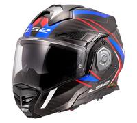 LS2 Casco FF901 Advant X Carbon Future II Blanco/Azul Talla M