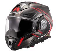 LS2, Casco Moto Modular ADVANT X CARBON FUTURE II Gloss Red, XL