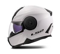 LS2 FF902 Scope II Solid, casco abatible XL male Blanco