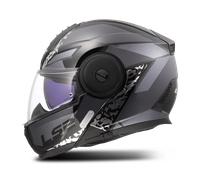 LS2 FF902 Scope II Oxyd, casco abatible XL male Negro/Gris
