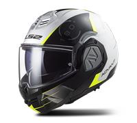 LS2 FF906 Advant Codex Casco, negro-blanco, tamaño S