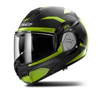 LS2 FF906 Advant Revo Casco, negro-verde, tamaño S
