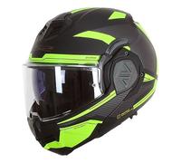 casco modular ls2 ff906 advant revo negro mate / amarillo XS