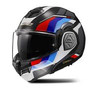 LS2 ADVANT Sport Casco Modular Moto, Unisex, Black Blue Red, L