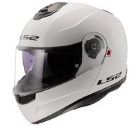 LS2, Casco Moto Modular Strobe II Gloss White, XXL