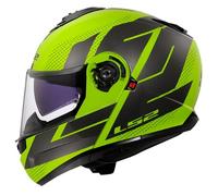 LS2, Casco Moto Modular STROBE II CODE Gloss H-V Yellow Grey, S