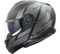 Casco Modular LS2 FF908 Strobe II CODE Negro/Gris mate XS