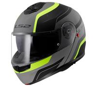 casco modular ls2 ff908 strobe ii monza - negro / fluor XS