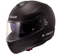 casco modular ls2 ff908 strobe ii - negro mate L