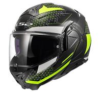 casco modular ls2 ff910 advant ii astral - amarillo fluor XL