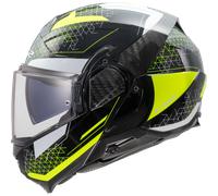 LS2, Casco Moto Modular ADVANT II Astral H-V Yellow, XS