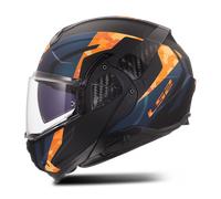 LS2, Casco Moto Modular ADVANT II GLIDE Black Orange, XS