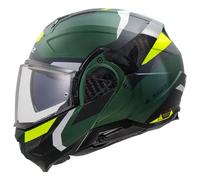casco modular ls2 ff910 advant ii triple - verde 3XL