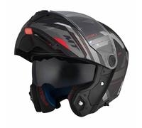 Casco modular MT Atom 2 SV Bast D5 de doble pantalla negro-gris mate XS (ECE 22.