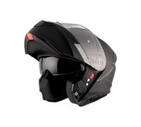 Casco Modular MT Genesis SV Solid A1 Negro Mate | Casco Modular para Hombre | Transpirable y Lavable | Homologado ECE 22.06 & Dot | Talla M