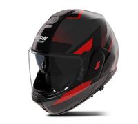 Nolan N120-1 Ciclone Casco, negro/rojo, Talla XL (62)