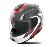 Nolan N100-6 Cinetico Casco, blanco/gris/rojo, Talla L (60)