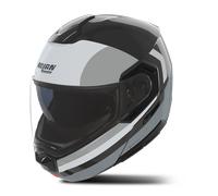 Casco Modular Nolan N90-3 06 Roboto Negro/Silver/Gris BrillanteXXL Negro,Silver,Gris Brillante
