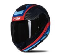 Casco Modular Nolan X-1005 Carbon Azul/Rojo/Azul claroS Azul,Rojo,Azul claro