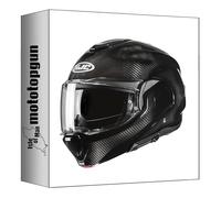 Casco Modular para Moto hjc f100 Carbon Negro Tamano m mototopgun 19043008