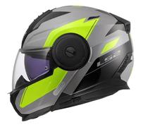 LS2, Casco Moto Modular SCOPE II DURIA Grey H-V Yellow, S
