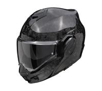 Casco modular para moto Scorpion Exo-tech Evo Onyx Carbon Solid S (55/56 cm)