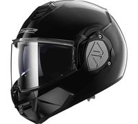 Casco Modular Reversible Convertible LS2 Advant Sólido Negro Brillante Talla L