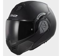 Casco Modular Reversible LS2 Advant Sólido Negro Mate Talla XS S M L XL