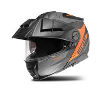 Schuberth E2 Explorer Casco, negro-naranja, tamaño 3XL