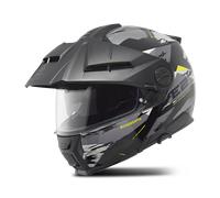 SCHUBERTH E2 Trail Casco Abatible Mate/Negro/Amarillo/Antracita 55 unisex, talla S