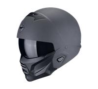 Casco Modular Scorpion EXO-Combat II Solid Gris OscuroL Gris Oscuro
