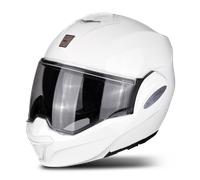 Scorpion, Exo-Tech Evo, Cascos Abiertos Y Modulares Para Motocicletas, Blanco, L, Admirador Unisex
