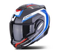 Casco Modular Scorpion EXO-Tech EVO Carbon Cosy Negro/Azul/RojoM Negro,Azul,Rojo