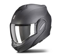 Scorpion Exo-Tech Evo Solid Casco de carbono, Black Matt, Talla XL (60/61)