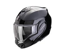 Scorpion Exo-Tech EVO Pro Solid negro metal FIBRA VIDRIO pantalla negro regalo - Color: NEGRO, Talla: Talla XL