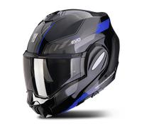 Casco Modular Scorpion EXO-Tech EVO Socius Negro/AzulXL Negro,Azul