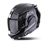 Scorpion Exo-Tech Evo Travelle Casco Abatible Negro/Blanco M unisex